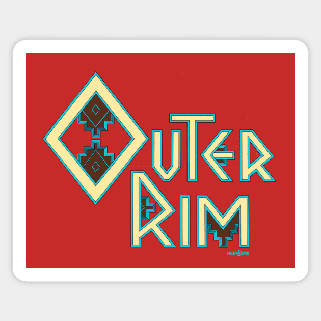 Outer Rim Sticker by RetroWDW